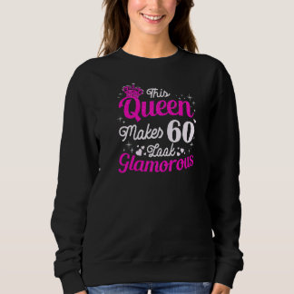 Sweatshirt Joyeux 60e anniversaire 60 ans meilleur âge Bon a
