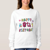 Sweatshirt Joyeux 8e anniversaire. Surprise de 8 ans (Devant)