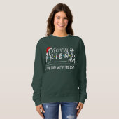 Sweatshirt Joyeux Amis Celui Avec Les Besties Christma (Devant entier)