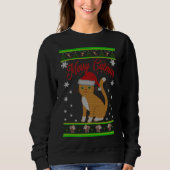 Sweatshirt Joyeux Catmas (Devant)