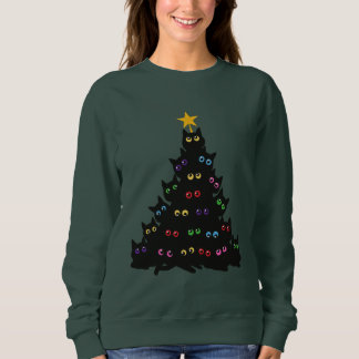 Sweatshirt Joyeux Catmas Cadeau Xmas Meowy Catmas Drôle Chat