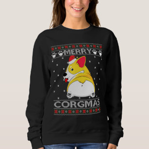 Sweatshirt Joyeux Corgmas Corgi Chien Père Noël Douleur de No