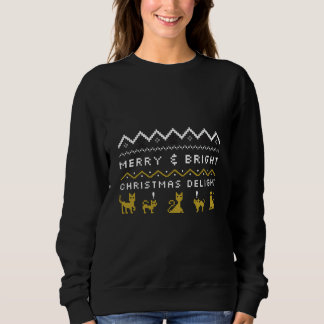 Sweatshirt Joyeux et brillant plaisir de Noël