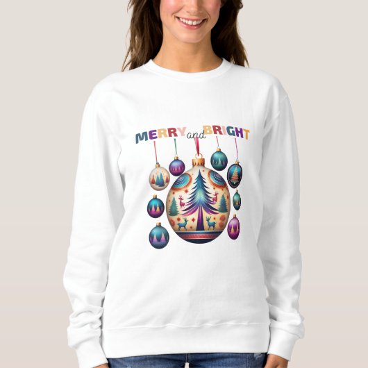 Sweatshirt Joyeux et lumineux (Devant)