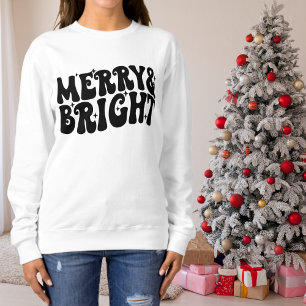 Sweatshirt Joyeux et lumineux Noël amusant