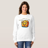 Sweatshirt Joyeux Fromage, Oui S'Il Vous Plaît (Devant entier)