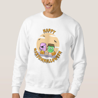 Sweatshirt Joyeux halloween ! Joyeux marshmalloween !
