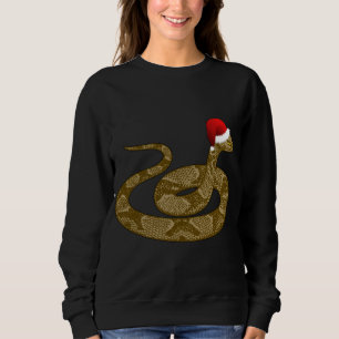 Sweatshirt Joyeux Hissmas Noël Santa Hat Cuperhead Snake