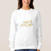 Sweatshirt Joyeux Holi-Yays ! Design de fête (Devant)