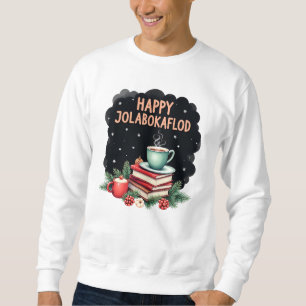 Sweatshirt Joyeux Jolabokaflod Famille Célébration Cadeau