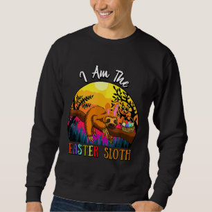 Sweatshirt Joyeux Jour de Pâques Vintage Je Suis Le Slo de Pâ