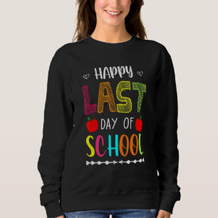 Sweatshirt Joyeux Jour De Pause Été À L'École Enseignant Frid