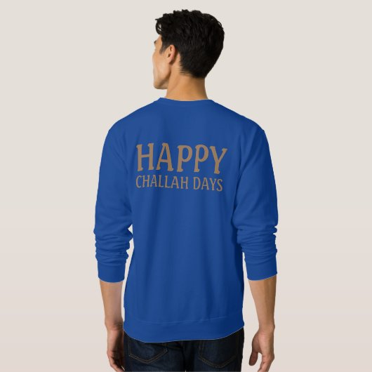 Sweatshirt Joyeux Jours de Noël Hanoukka Chanukah (Dos entier)