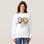 Sweatshirt "Joyeux Joyeux" Lola Bunny (Devant entier)