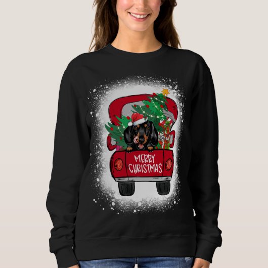 Sweatshirt Joyeux Joyeux Noël Bleu (Devant)
