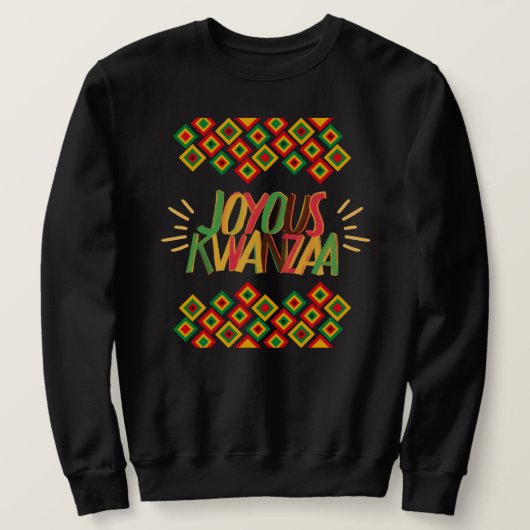 Sweatshirt Joyeux KWANZAA (Design devant)