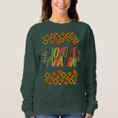 Sweatshirt Joyeux KWANZAA (Devant)