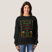 Sweatshirt Joyeux Kwanzaa Sept Principes De Kwanzaa Afrique H (Devant entier)