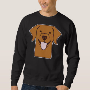 Sweatshirt Joyeux Labrador Red Fox Lab Lab Maman Lab Reddish