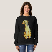 Sweatshirt Joyeux Labrador Retriever 57 (Devant entier)
