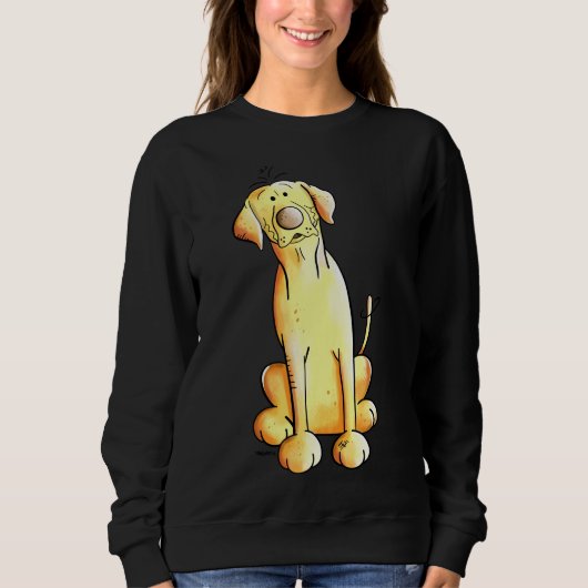 Sweatshirt Joyeux Labrador Retriever 57 (Devant)