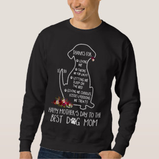 Sweatshirt Joyeux maman Fête des Mères maman chien