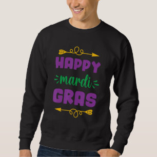 Sweatshirt Joyeux Mardi Gras Fun Mardi Gras Party Pour Hommes