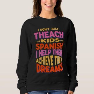 Sweatshirt Joyeux Motivation De La Rentrée Par Le Thé Espagno