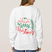 Sweatshirt Joyeux Noël (Dos)