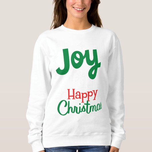 Sweatshirt Joyeux Noël (Devant)