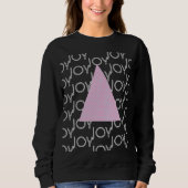 Sweatshirt Joyeux Noël Arbre Rose Hiver (Devant)