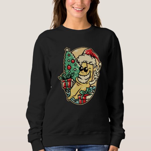 Sweatshirt Joyeux Noël Banane (Devant)