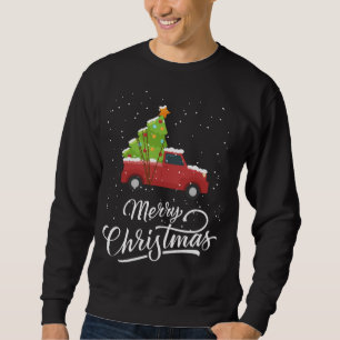 Sweatshirt Joyeux Noël Buffalo Red Truck Christmas Tree