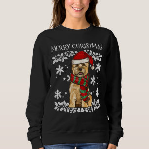 Sweatshirt Joyeux Noël Cairn Terrier Vilain Noël