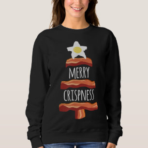 Sweatshirt Joyeux Noël Crise Bacon Arbre de Noël