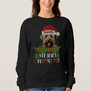 Sweatshirt Joyeux Noël de chien de garde personnalisé