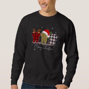 Sweatshirt Joyeux Noël Dentiste Dents Santa Hat Xmas Leopa