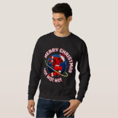 SWEATSHIRT JOYEUX NOËL FUNNY SPACE ASTRONAUTE (Devant entier)