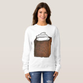 Sweatshirt Joyeux Noël Gingerbread Gâteau Gâteau Gâteau Gâtea (Devant entier)