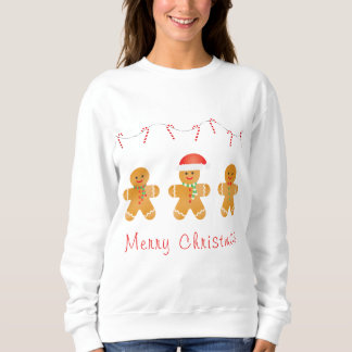 Sweatshirt Joyeux Noël Gingerbread Hommes