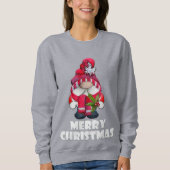 Sweatshirt joyeux Noël Gnome (Devant)