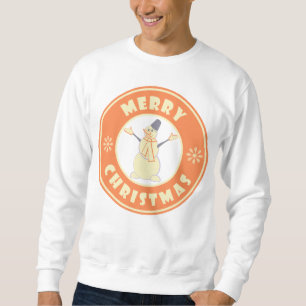 Sweatshirt Joyeux Noël heureux bonhomme de neige célèbre styl