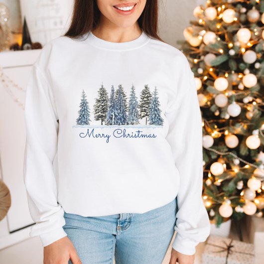 Sweatshirt Joyeux Noël hiver Arbre