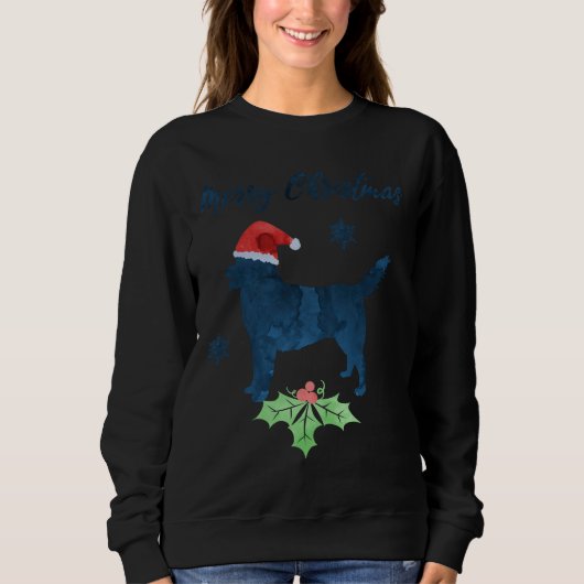 Sweatshirt Joyeux Noël Husky Art (Devant)