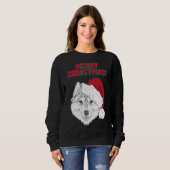 Sweatshirt Joyeux Noël Husky Style 1 (Devant entier)
