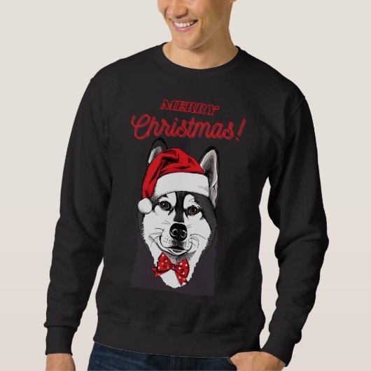 Sweatshirt Joyeux Noël Husky Style 3 (Devant)
