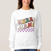 Sweatshirt Joyeux Noël maman (Devant)