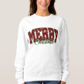 Sweatshirt Joyeux Noël mignon (Devant)