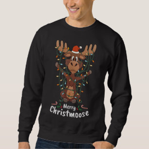 Sweatshirt Joyeux Noël Mooses Xmas Arbre Lumière