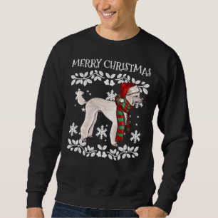 Sweatshirt Joyeux Noël Ornement Poodle Xmas Père Noël